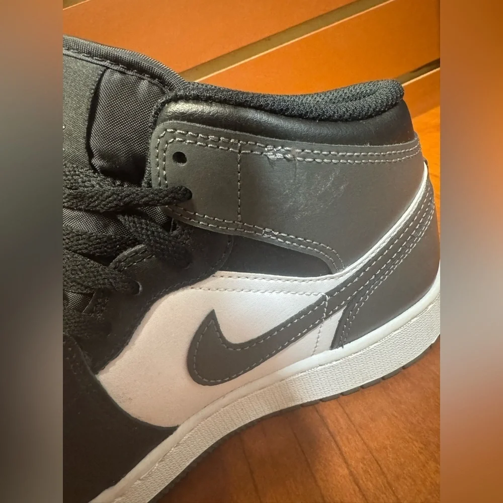Nike Black and Gray High-Top Sneakers